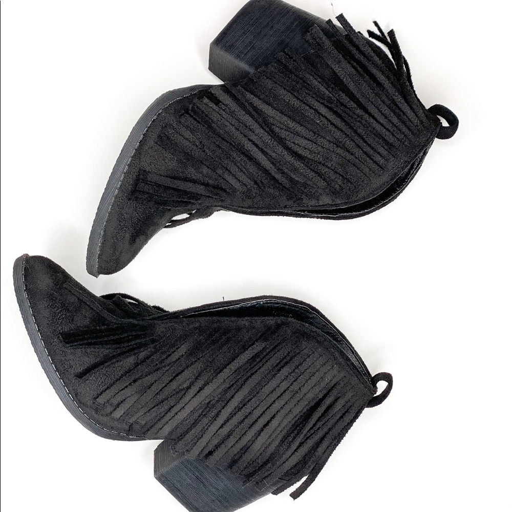 Matisse Coconuts leather fringe booties